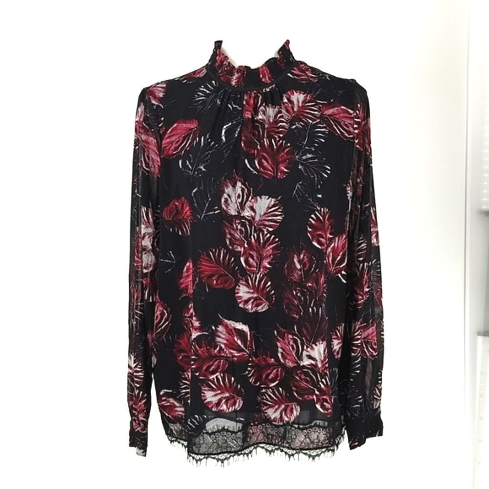Karl Lagerfeld Blouse long sleeve, multicolor Women's Sizes XS & S, NWT